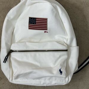 white polo ralph lauren backpack